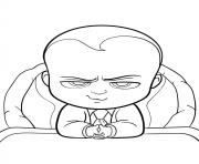 Printable boss baby movie fun coloring pages