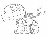 Printable PAW Patrol Robo Dog coloring pages