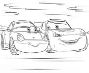 lightning mcqueen and sally from cars 3 disney