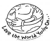 earth love the world you are on