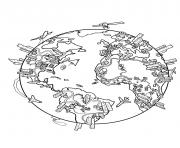 world map earth