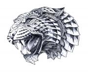 hard animal difficult advanced leopart tattoo sketches draw