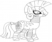 Printable zecora my little pony coloring pages