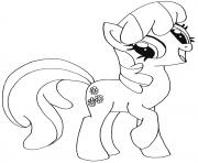 Printable cheerilee my little pony coloring pages