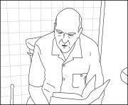 Hank on a toilet Breaking Bad