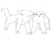 Coloring Online Warrior Cats a4