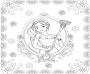 Elena of Avalor Colouring Page