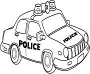 newyork police car coloring pages