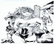 original wonder woman cute by ed benes dc comics