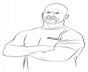 wwe stone cold steve coloring page