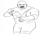 wwe the big show coloring page