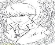 Printable Fallen Angels Anime coloring pages
