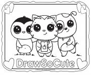 Printable Selfie draw so cute coloring pages