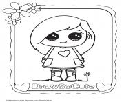 Printable Sophie draw so cute coloring pages