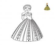 princess anna dress top model frozen 2