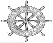 marine handwheel zentangle adults