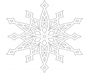 Snowflake Patterns Mandala