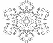 snowflake mandala circles