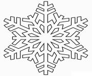 Snowflake realistic winter