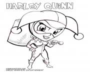 harley quinn cute cartoon dc entertainment