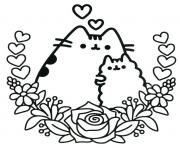 Pusheen the Cat and his friend