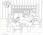 Calico Critters Scan Schoolwork