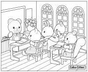 calico critters school learning