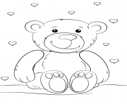 teddy bear valentines love heart