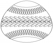 easter egg with belt pattern