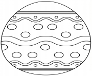 easter egg with abstract pattern 4