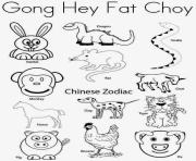 new year chinese animal zodiac