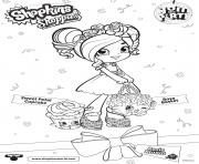 Printable shopkins shoppies join the party Sweet Petal Cupcake Rosa Basket coloring pages