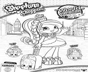 Printable shopkins shoppies Princess Sweets English Rose world vacation europe coloring pages