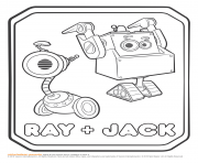 Rusty Rivets Ray and Jack Coloring Page
