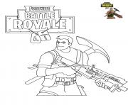 Printable Fortnite Battle Royale coloring pages