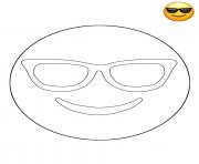 Emoji Sunglasses free sheets