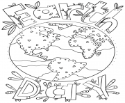 earth day doodle adult