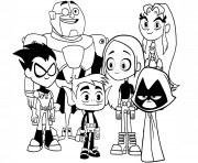 teen titans go characters movie 2018