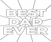 Best Dad Ever Fathers Day