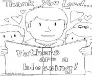 thank you lord fathers are a blessing