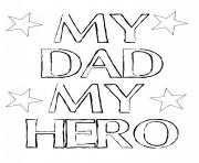 my dad my hero fathers day
