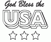 4th of July god bless the usa