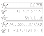 4th of july life liberty happiness