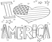 i love america 4th july