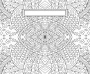 Printable Binder Cover Adult Relaxing coloring pages