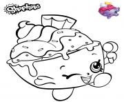 Printable Shopkins Ice Cream Cup coloring pages