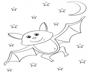 cartoon bat halloween