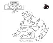 Printable Omega Fortnite coloring pages