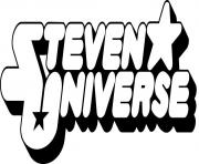 steven universe logo coloring pages