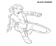 black widow from the avengers heroes